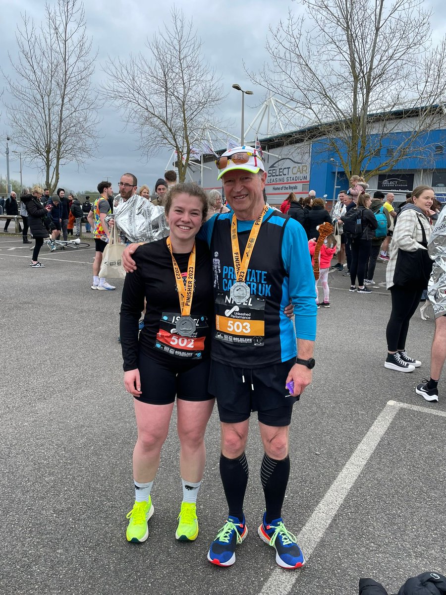 nje38's tweet photo. Me &amp; Izzy at Reading 1/2M.Two PB’s, job done https://t.co/9QhXt7dxx8