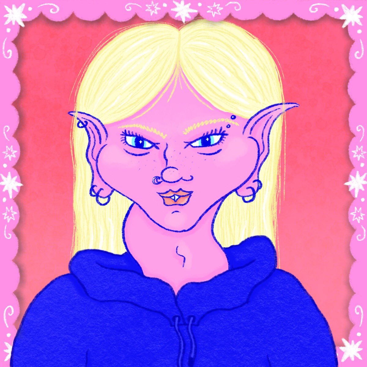 wildechloe3's tweet photo. Selfie, 2023.

.

#art #artist #artwork #illustration #illustrator #digitalart #procreate #drawing #painting #selfportrait #portrait #selfie #wildechloeart #commissionsopen https://t.co/SjMQQHBpGi