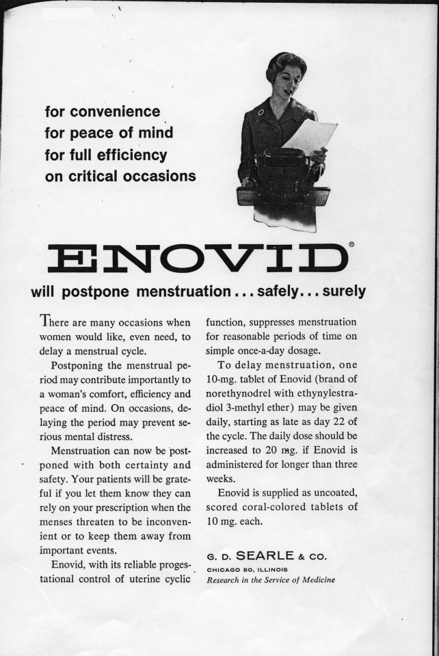 Analyze & Optimize on Twitter "Ad for the first birth control pill