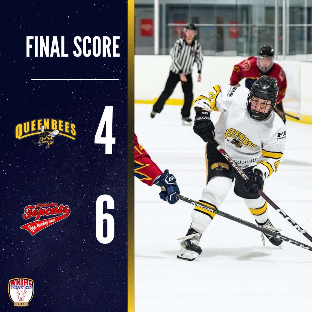 QueenBeesHockey's tweet photo. A high scoring game for the U16 Ice Bees today.
Goals from Egginton x2, Davidson Wright &amp; Grace Reilly.

Spirit of the game - Cadence Deer 
Player of the game - Sophie Benson

#IceBees | #GirlsHockey https://t.co/KgqsmJIhTI