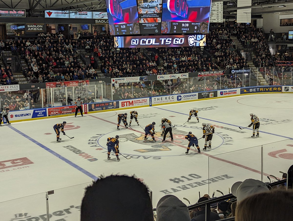 staples1311's tweet image. Best atmosphere in years last night. What a game! Clarke was outstanding, but the supporting cast was just as good. McDonnell has found another gear. Akey is a zone entry machine with two fantastic setups on goals. Savard plays his role perfectly. #GoColtsGo