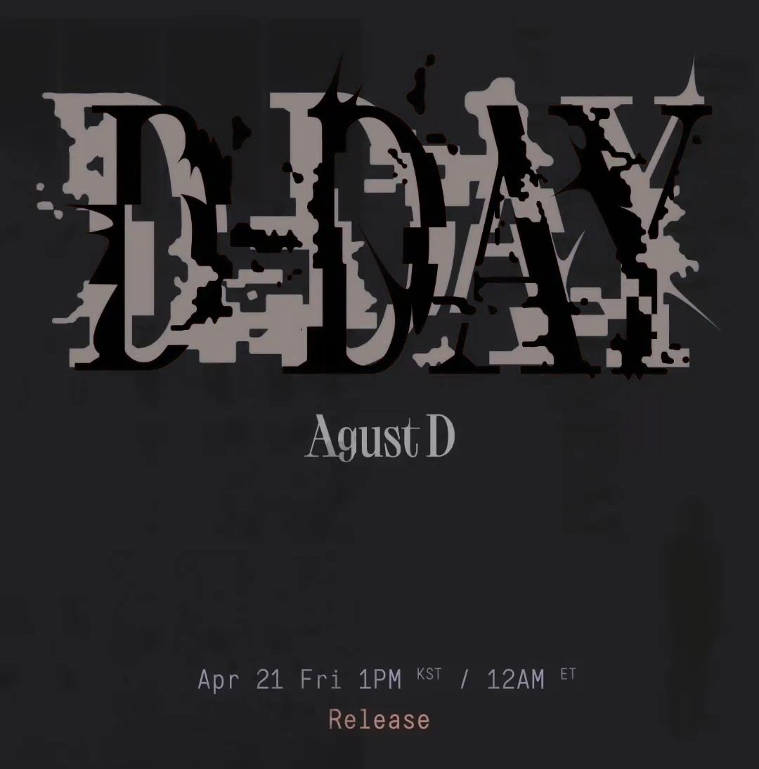 bangtantr's tweet photo. [230402] @BTS_twt Weverse Güncellemesi 

"Merhaba, 
Biz Bighit Müzik.

BTS üyesi Suga ilk resmi solo albümü 'D-DAY'i yayınlayacak.

'D-DAY' albümü Suga'nın diğer takma adı, Agust D, ile yayınladığı mixtapeleri 'Agust D' ve 'D-2' den sonra gelen bir üçlemenin aynı zamanda en https://t.co/Nu1CmicvUx