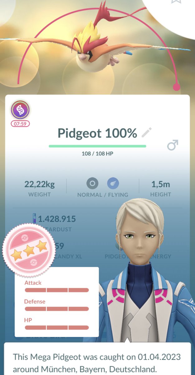 AvatarFailed39's tweet photo. How was you CDay so far? I was distracted all the time, but I caught a hundred 😊 pretty cool.
#PokemonGOApp #Pidgeon #Pidget #PerfectPokemon https://t.co/wPFrUYW4Jk