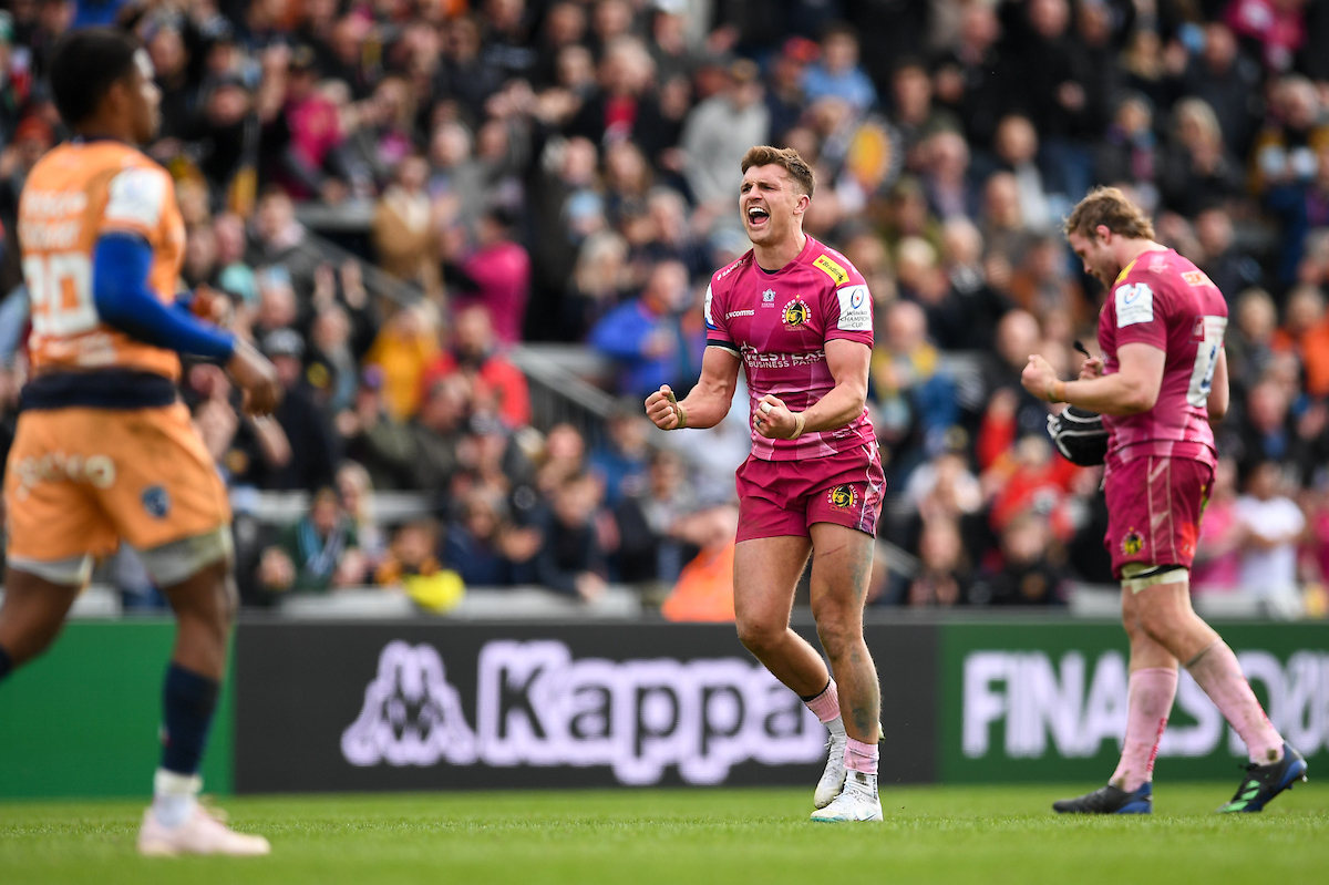 ExeterChiefs's tweet photo. How about that then #Chiefsfamily? 🥵 😤

We are into the 𝙌𝙪𝙖𝙧𝙩𝙚𝙧 𝙁𝙞𝙣𝙖𝙡 of the @ChampionsCup!

Take a look at some of the best moments from that nail-biter.

#EXEvMON | #JointheJourney https://t.co/ciFC9yp8vw