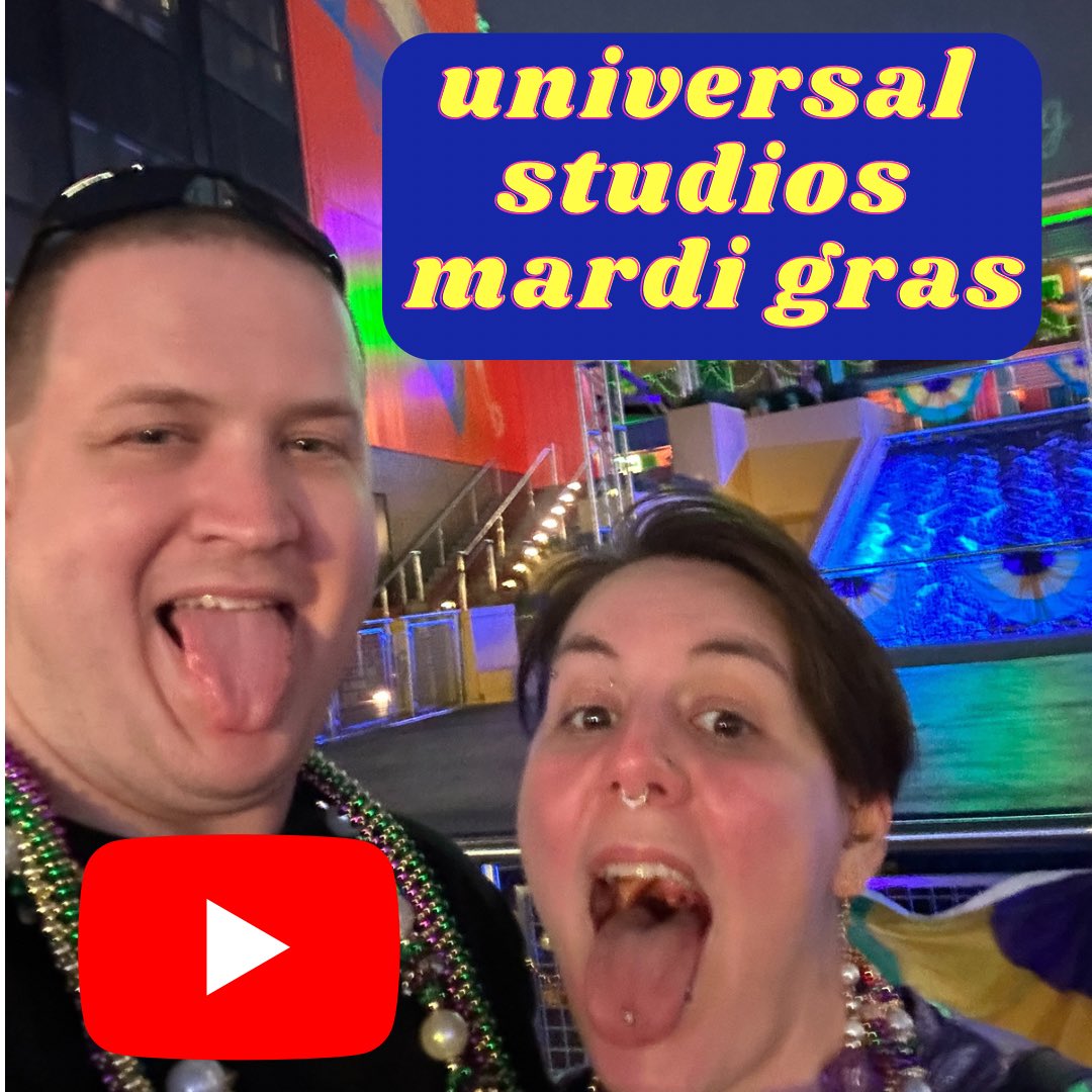 cozywulfe's tweet image. We have the latest adventure on Youtube! We celebrate Mardi Gras at Universal Studios.

youtu.be/PRzfGmJmO-A

#UniversalStudiosOrlando #MardiGras  #ParadeFun #Gamers #Travel #Adventure #UniversalStudiosMardiGras #ThemeParkAdventure #Orlando #UniversalStudios #MardiGrasMagic