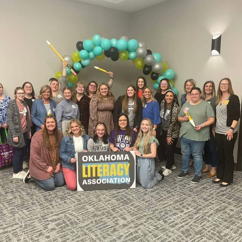SWOSU_DOE's tweet image. SWOSU educators attended the Oklahoma Literacy Association conference in Edmond, OK on Saturday. We heard from authors Alton Carter and Carol Jago as well as attended excellent breakout sessions to improve literacy in our classrooms! 💙🐾❤️📚