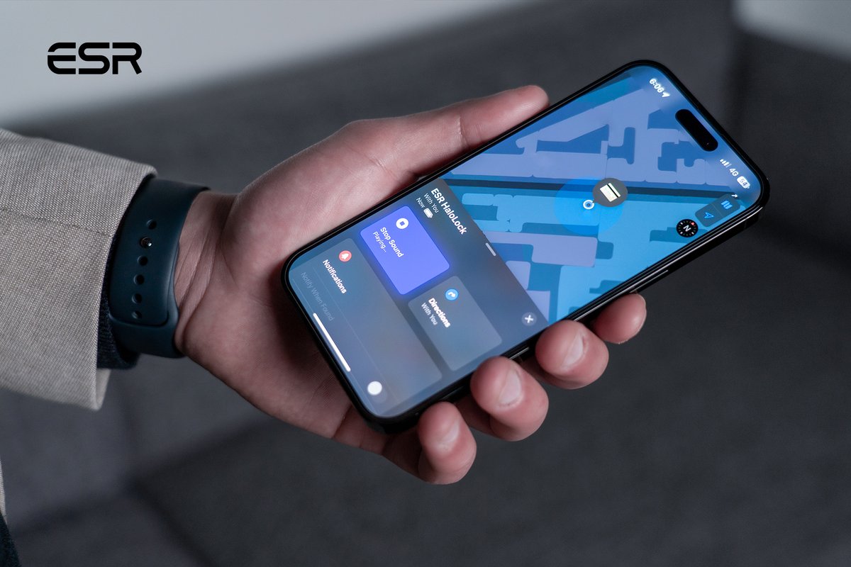 esrtechofficial's tweet image. Bind it. Find it.

Pair it with your iPhone and use the Find My app to instantly locate it, play a sound, and receive Left Behind notifications. Its the perfect companion for those who are always on the go. Get yours now!👉 bit.ly/3yF0iDj

 #HaloLock #FindMyWallet