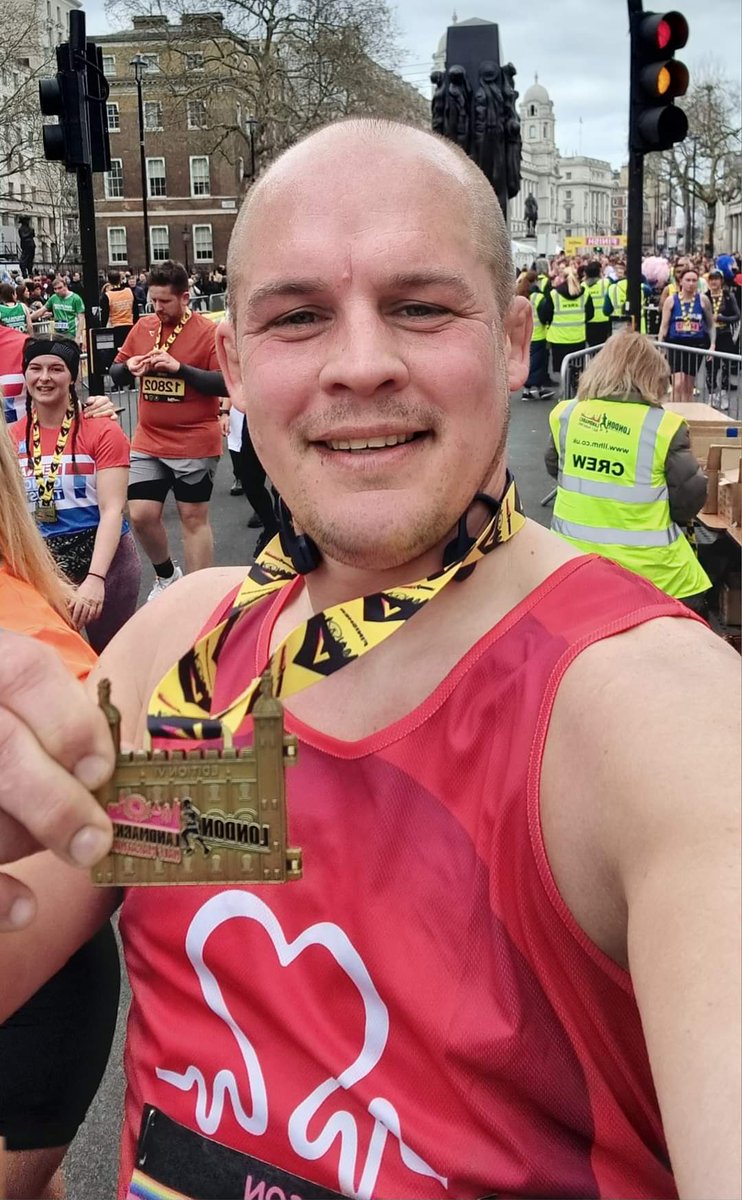 Congratulations Jason for completing the London half marathon today!
#welldone #britishheartfoundation