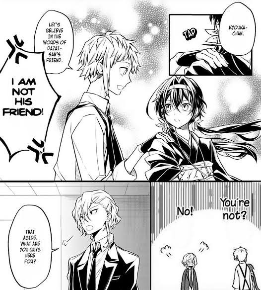 "dazai san's friend" 