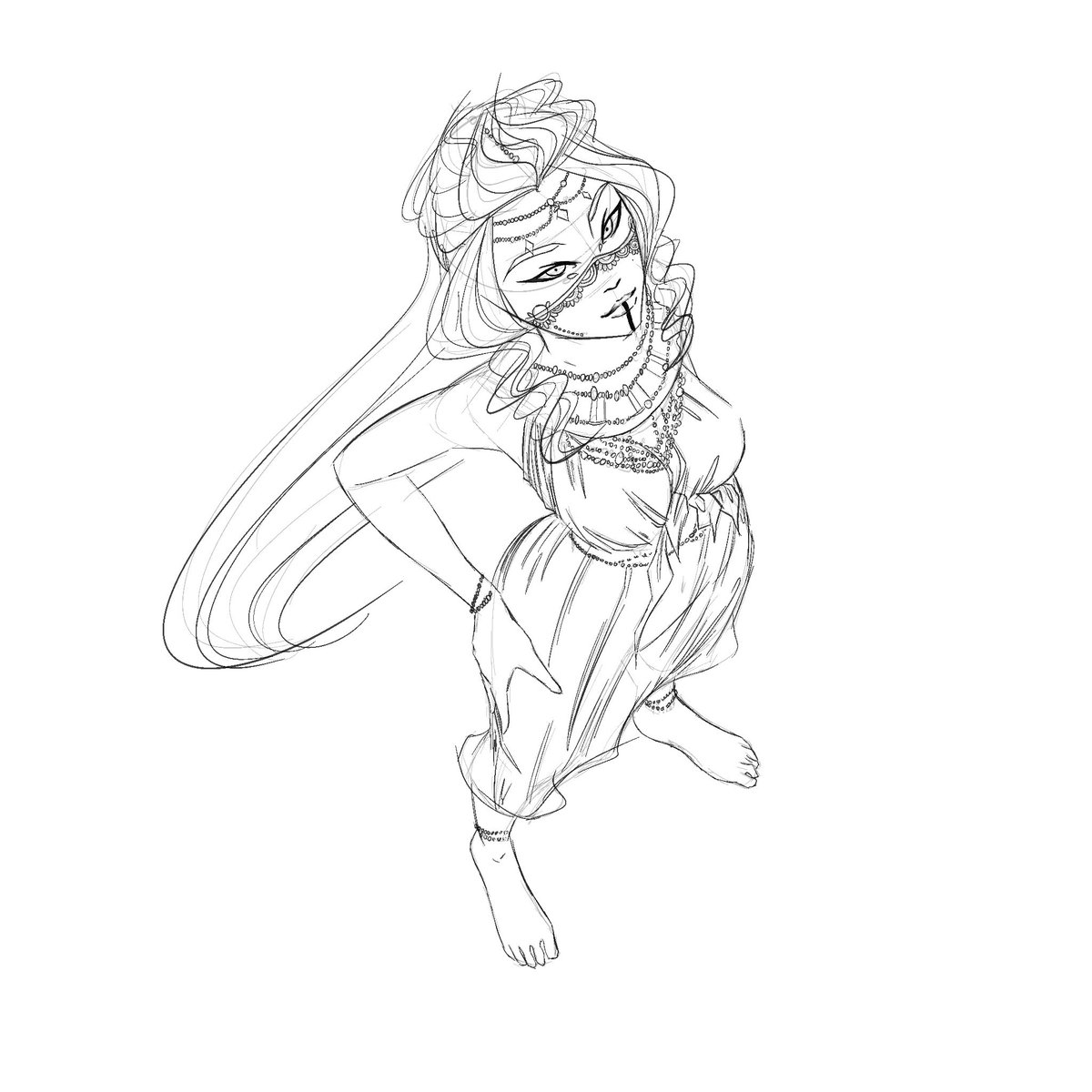 Annyeong!🔮here’s a sketch I did of Aurora Valentine from my <a href="/webtooncanvas/">WEBTOON CANVAS</a>, The World We Once Knew🔮♠️

<a href="/RavenousOddball/">Raven Davids - Blue Fragment</a> 
<a href="/webtoonofficial/">WEBTOON</a> 

#TWWOK #TheWorldWeOnceKnew #WEBTOON #webtooncanvas #WEBTOONAprilFools