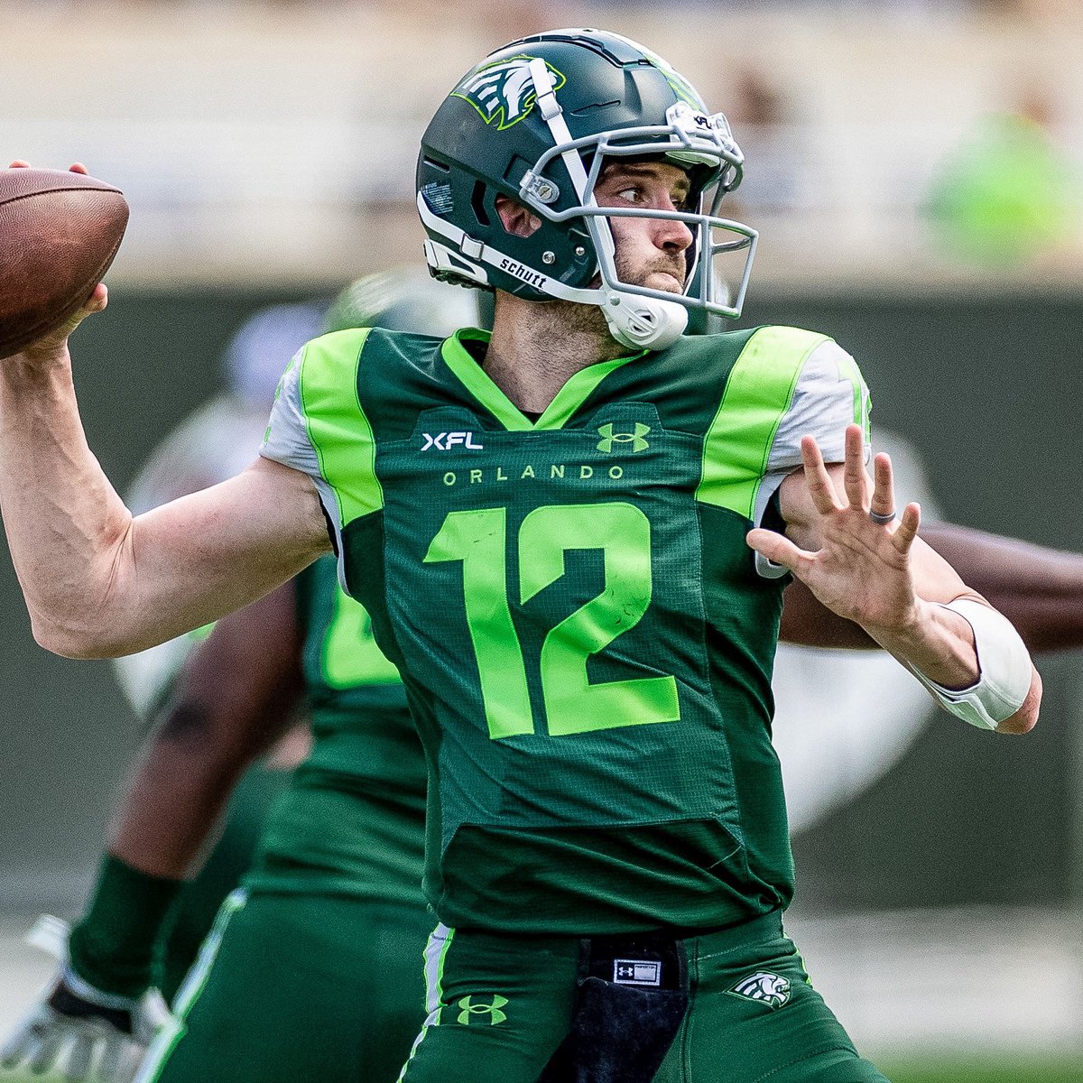 UFL_Stats's tweet photo. Quinten Dormady led the #Guardians to their 1st win of the season yesterday against a 6-0 Defenders team 🔥

His stats:

• 27 for 34
• 328 passing yards
• 3 TDs https://t.co/yF3XvDW30H