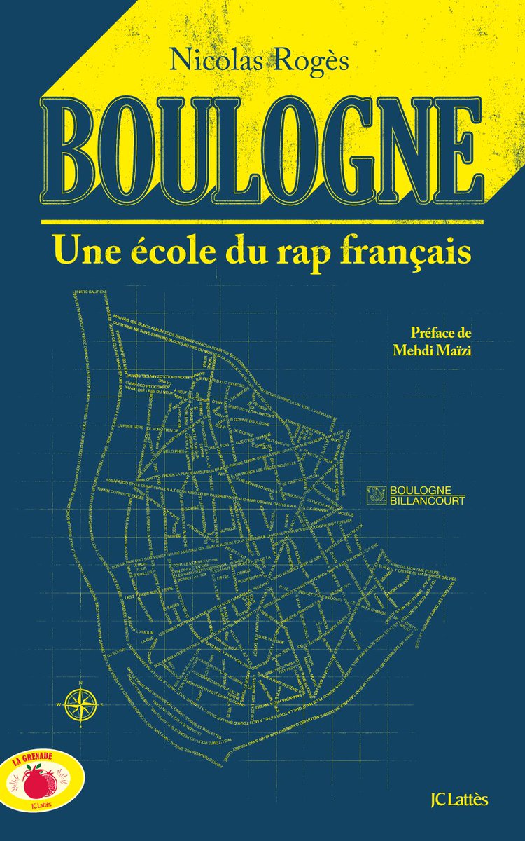 📌 Boulogne - Une école du Rap français

🗞️ 2 ans et demi d'enquête sur l'histoire du Rap de Boulogne (Les Sages Poètes de la Rue, Booba, Salif,...), au contact de ses artistes. 352 pages.

✍️ Préface de Mehdi Maïzi

📆 3/05/23 

📬 Pour précommander : bit.ly/40xiE5B