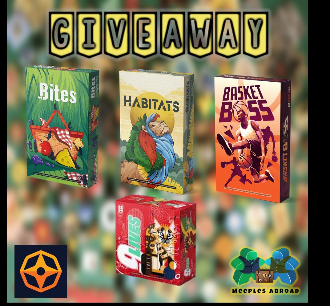 Check out our US GIVEAWAY on our Instagram, with <a href="/AllplayHQ/">Allplay</a> and <a href="/OffDutyNinjas/">OffDutyNinja</a> 🇺🇸

#meeplesabroad #giveaway #bgg #boardgames #boardgamegiveaway #competition #games #game #boardgame