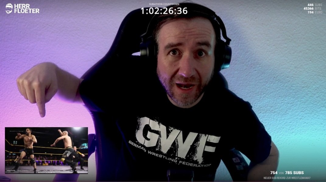 GoldenRat85's tweet image. @WeAreGWF Live beim @HerrFloeter im TwitchStream #weildasjaklarist