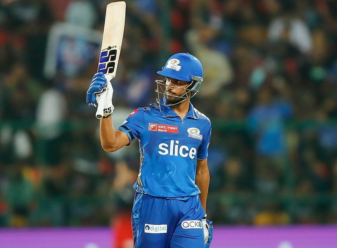 mufaddal_vohra's tweet photo. Superstar Tilak Verma - 84* (46).

MI scored 109 runs in the last 9 overs due to Tilak's masterclass. He stood at one end and kept playing his game, what a talent.

A 20 year old sensation from Hyderabad! https://t.co/gHFB7YFJWh