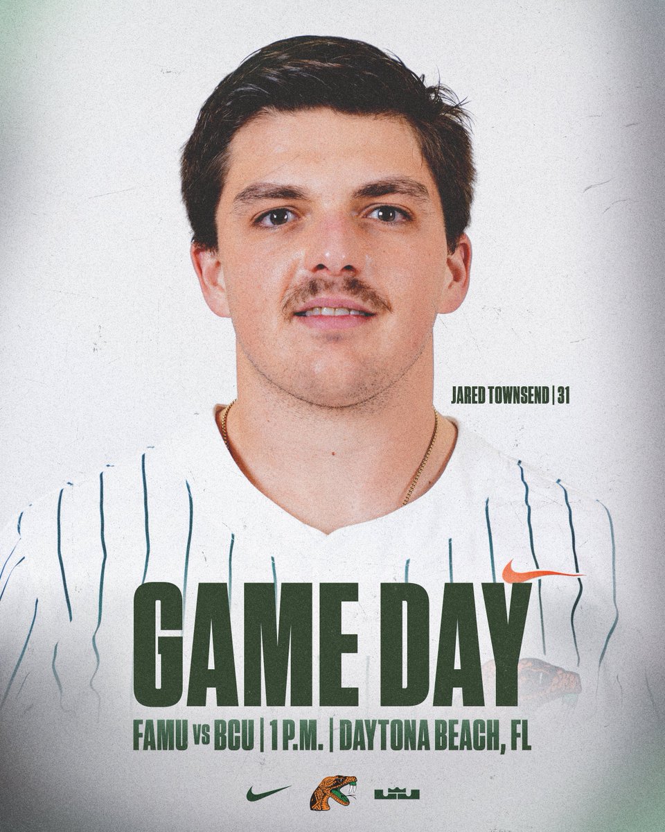 FAMU_Baseball's tweet photo. 𝗚𝗔𝗠𝗘 𝗗𝗔𝗬!

Rattlers look to win the series vs. BCU in the final game of the weekend. 

⌚️ 6 PM
📺 https://t.co/SFspTHoGke
📊 https://t.co/yhwj2BRegN

#FAMU | #FAMUly | #Rattlers | #FangsUp 🐍 https://t.co/IydZqBUKGN