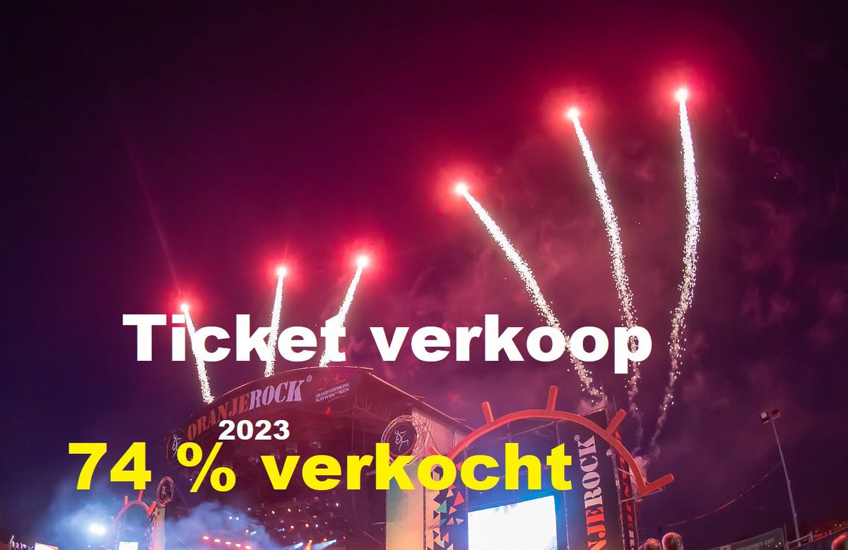 Koop snel je ticket voor Oranjerock 2023! 
store.ticketing.cm.com/Oranjerock2023