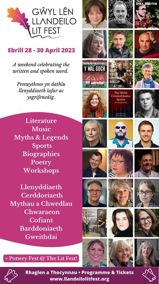 <a href="/LlandeiloLitFst/">LlandeiloLitFest</a> yn edrych ‘mlaen! Looking forward!
