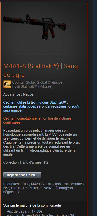 malekCSGO's tweet photo. a la place je donne ces skins qui valent plus les amis, vous etes gagnants (60€) https://t.co/qbQI70cvYs