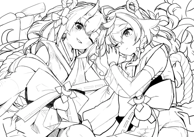 久しぶりの余さん
#百鬼絵巻 
#かぐらーと 