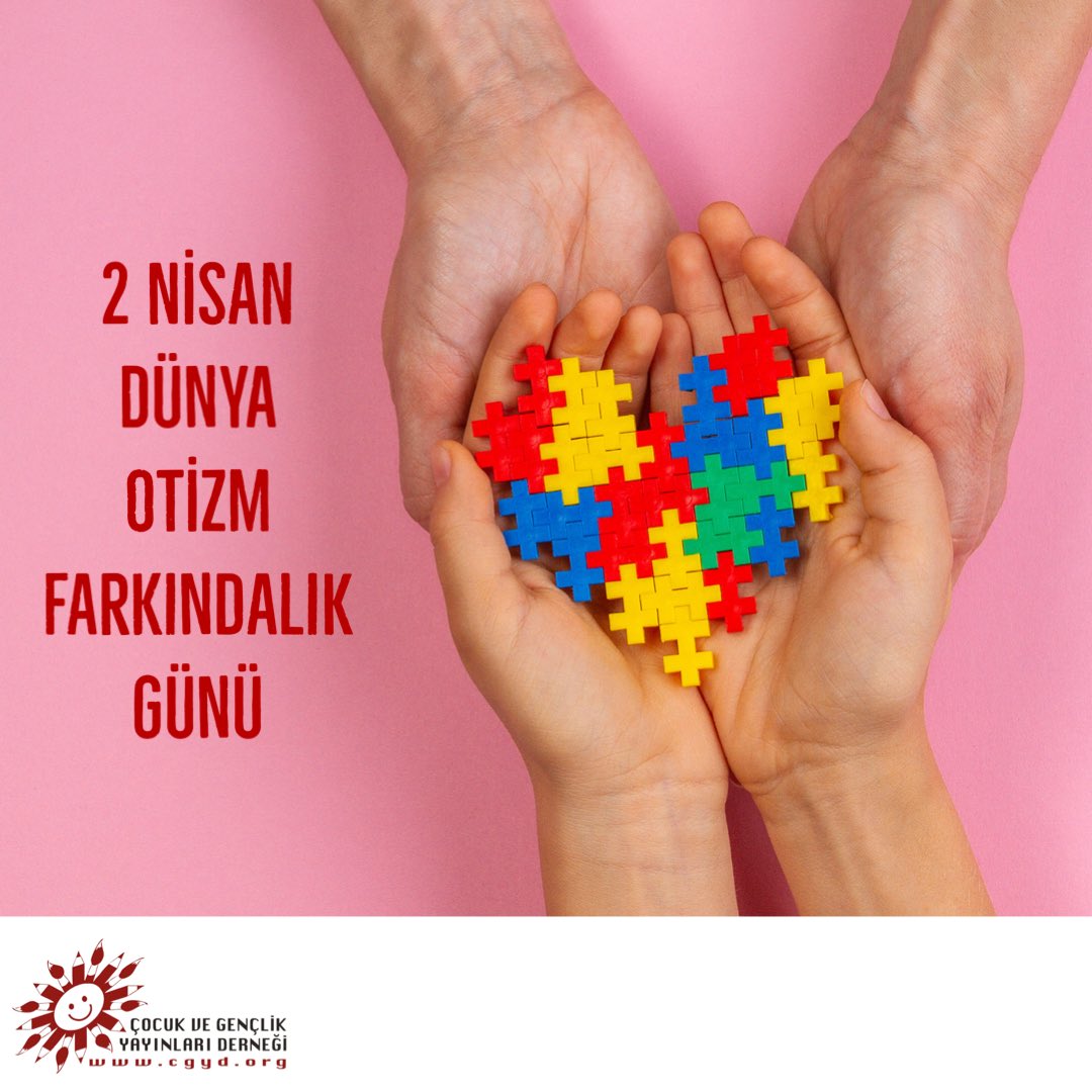 CGYDernegi's tweet photo. 2 Nisan Dünya Otizm Farkındalık Günü
Bütün insanlar eşit doğar, her çocuk biricik ve özeldir. 
ÇGYD Yönetim Kurulu Üyemiz Yazar-Avukat Güzin Öztürk'ün konuyla ilgili yazısı web sitemizde, bağlantısı hikâyemizde.
https://t.co/I8MDAstvVr
#otizmekırmızıışıkyak #otizmfarkındalıkgünü https://t.co/oVQwm7uVrm