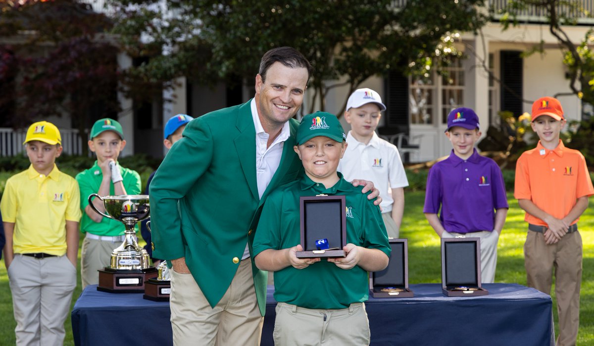 TheMasters's tweet photo. Smiles abound at Augusta National. #DriveChipandPutt https://t.co/FHyKVXi0QB