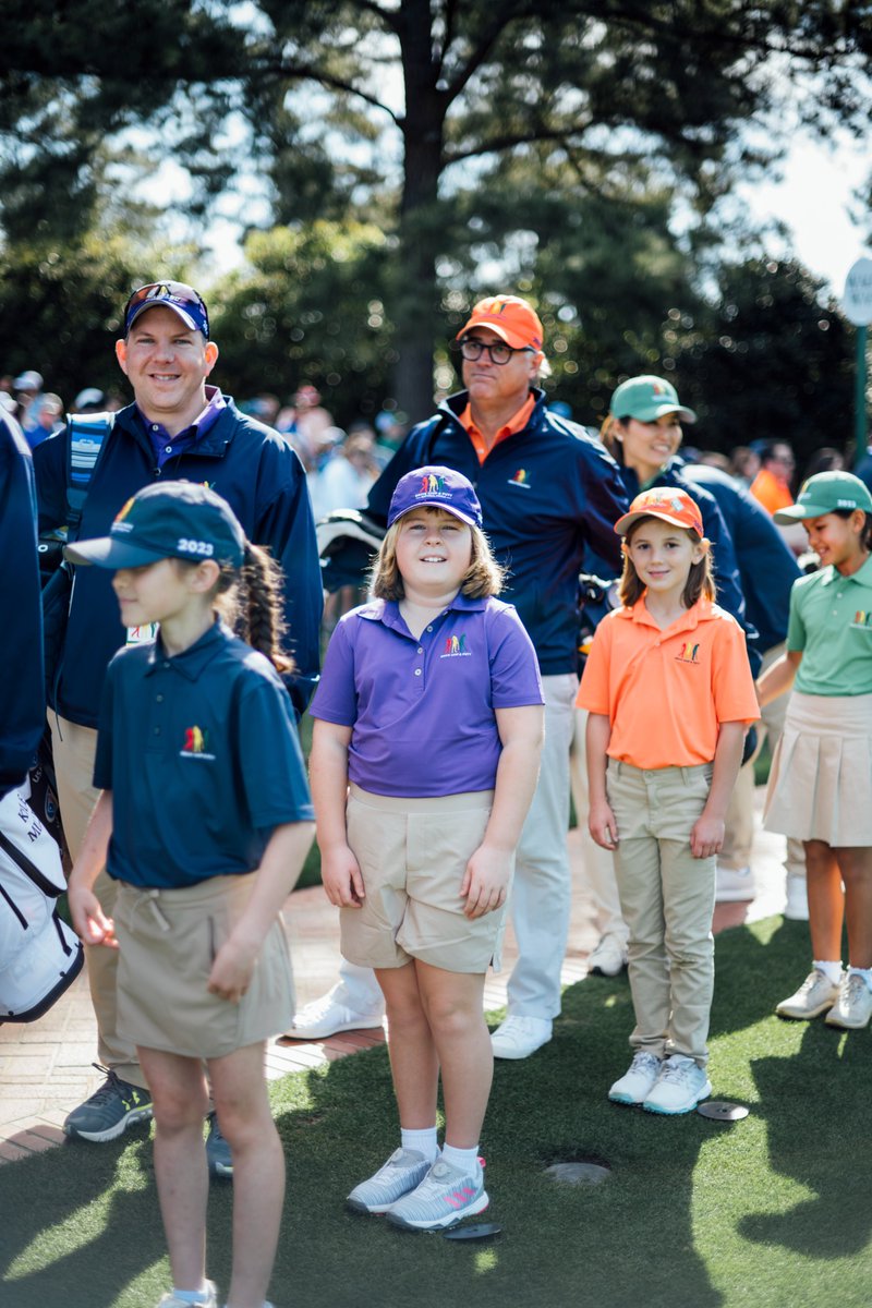 TheMasters's tweet photo. Smiles abound at Augusta National. #DriveChipandPutt https://t.co/FHyKVXi0QB