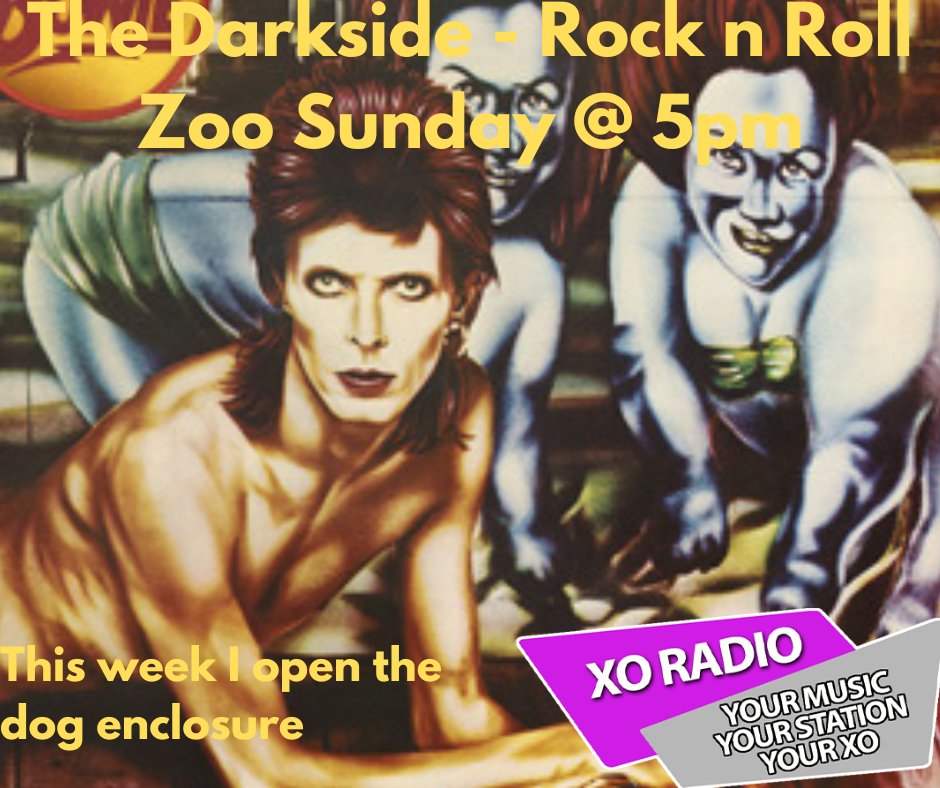 StewDennis's tweet photo. On #thedarkside this week - I am opening The Dog enclosure in our #rocknrollzoo @wearexoradio. Let me know songs, artists or albums that could go into this week's enclosure. studio@xoradio.uk or comment. Bowie is obviously your starter for 10.
5-7pm https://t.co/pzDKP9KgQA https://t.co/9KXDPGbCg1