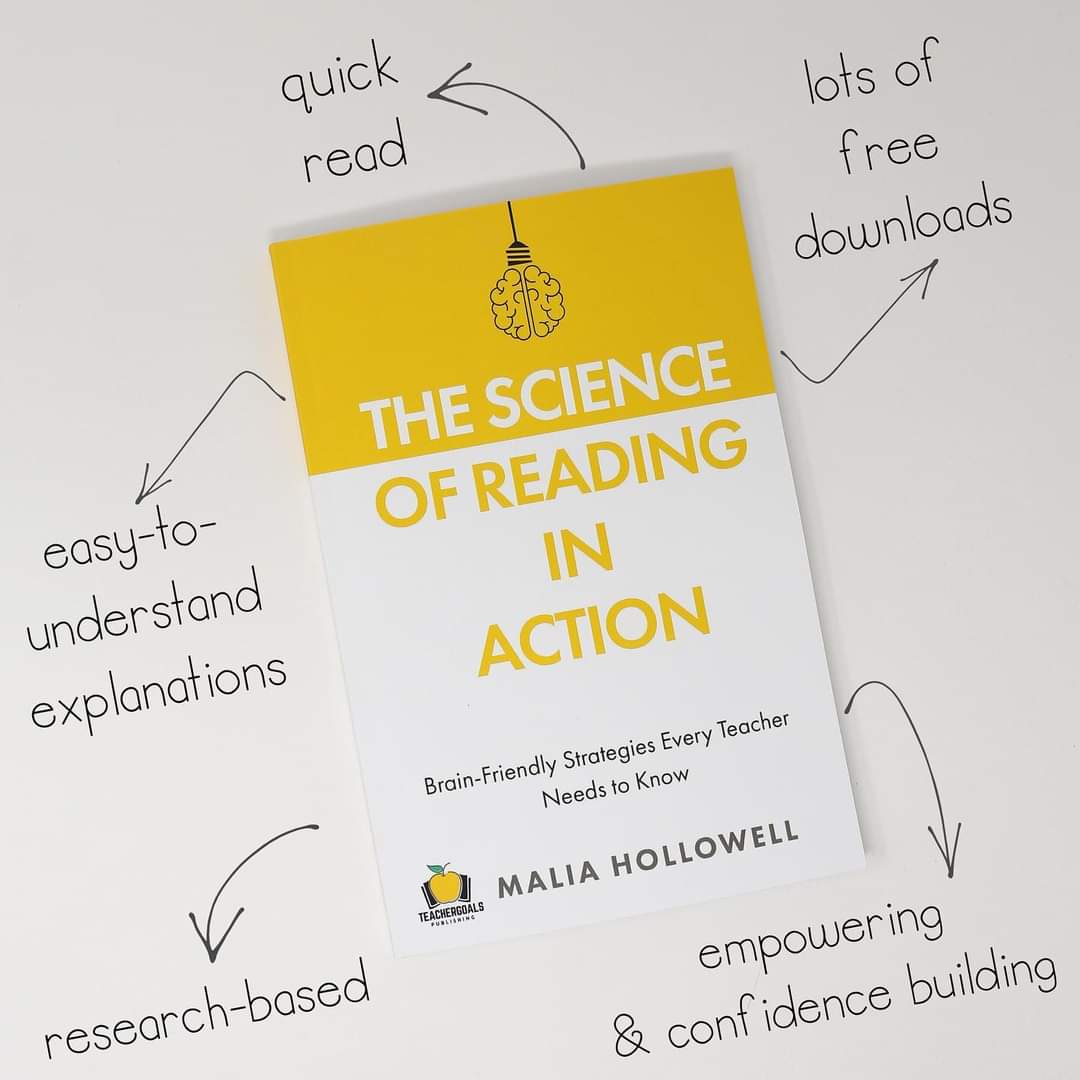 teachergoals's tweet image. This book is 🔥

The Science of Reading in Action has been a #1 new release in numerous categories for weeks and is now officially a bestseller!
🏆🏆🏆🏆

This book synthesizes decades of research and gives actionable strategies for students. 

🌐 amzn.to/3G5tOWG