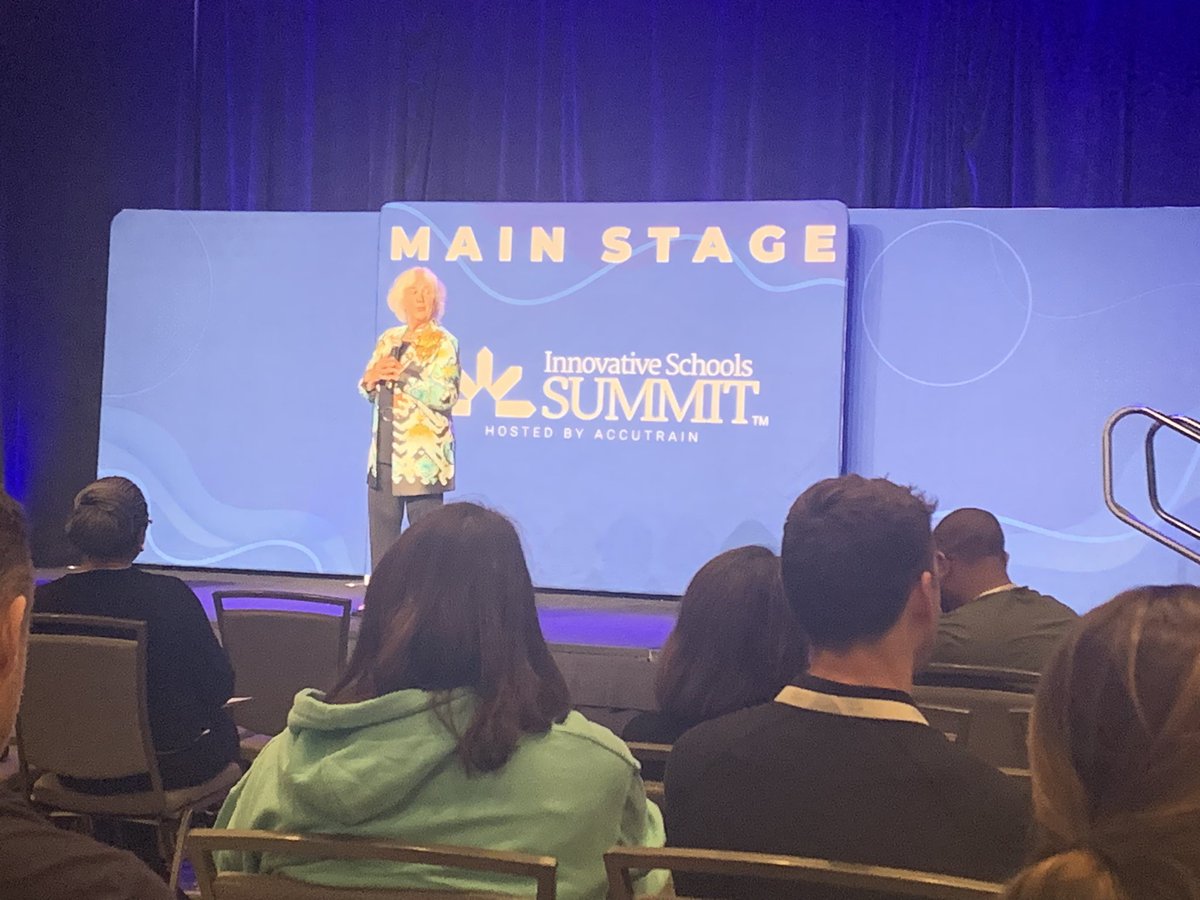 Kids are worth it! They need our time, our love and our optimism. Thank you Barbara Coloroso. #innovativeschoolssummit2023