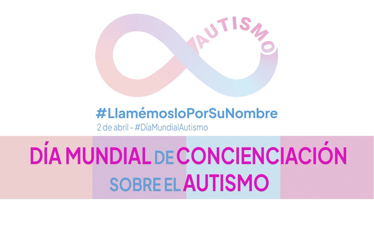 Hoy 2 de abril celebramos el #DiaMundialAutismo
El trastorno del espectro del autismo (TEA) es una condición que afecta a la forma de pensar y comportarse, a la comunicación y la interacción con los demás. 1 de cada 100 personas en España lo presenta. #LlamemosloPorSuNombre