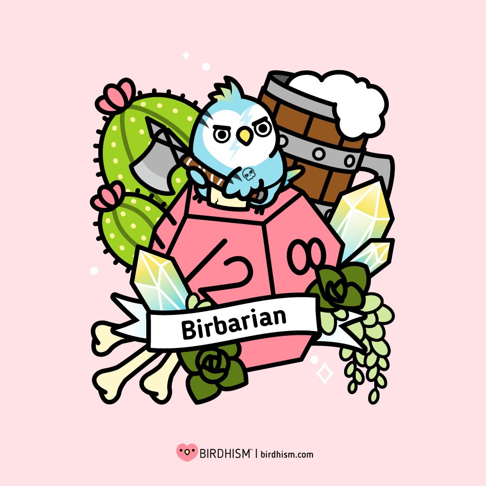 「Hilda the Birbarian - alt versions for t」|Birdhism 💖 Shop Openのイラスト