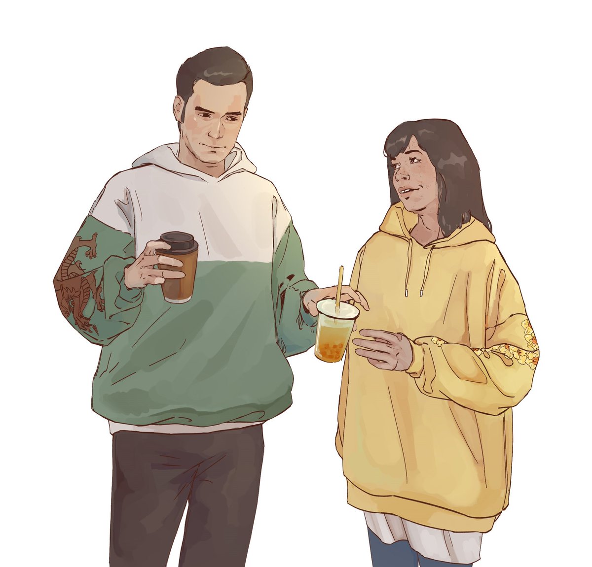 turnip_draws's tweet photo. Besties

#Torchwood #IantoJones #GwenCooper https://t.co/0uuNw9Z5dp