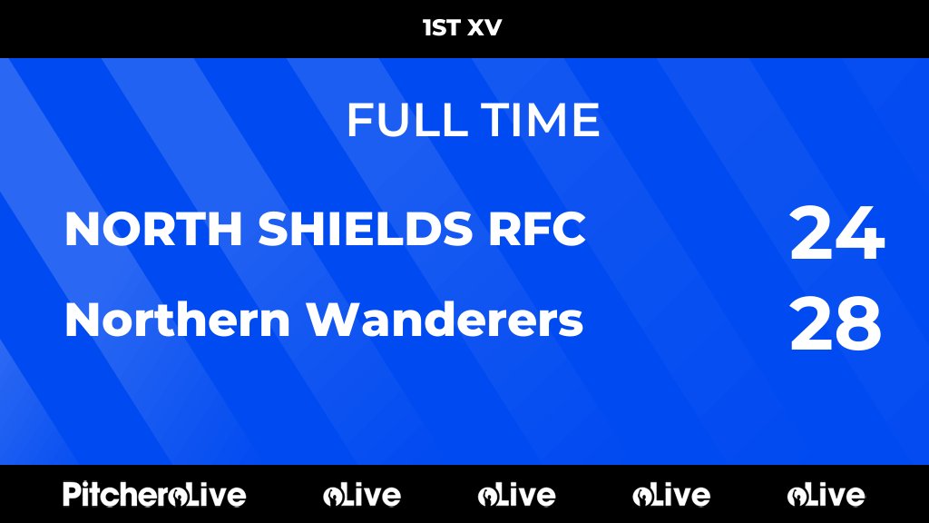FULL TIME: NORTH SHIELDS RFC 24 - 28 Northern Wanderers
#NORNOR #Pitchero
pitchero.com/clubs/northshi…