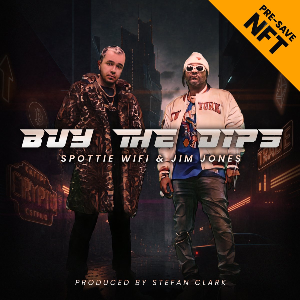 "BUY THE DIPS" FEATURING @JIMJONESCAPO DROPS APRIL 12 <a href="/NFT_NYC/">NFT.NYC</a> PRE-SAVE THE SONG RIGHT NOW AND COLLECT A FREE NFT OF THE ARTWORK ON @SHOWTIME_XYZ AND A CHANCE TO WIN A FREE SONG NFT FROM @SOUNDXYZ_ 🔗👇
