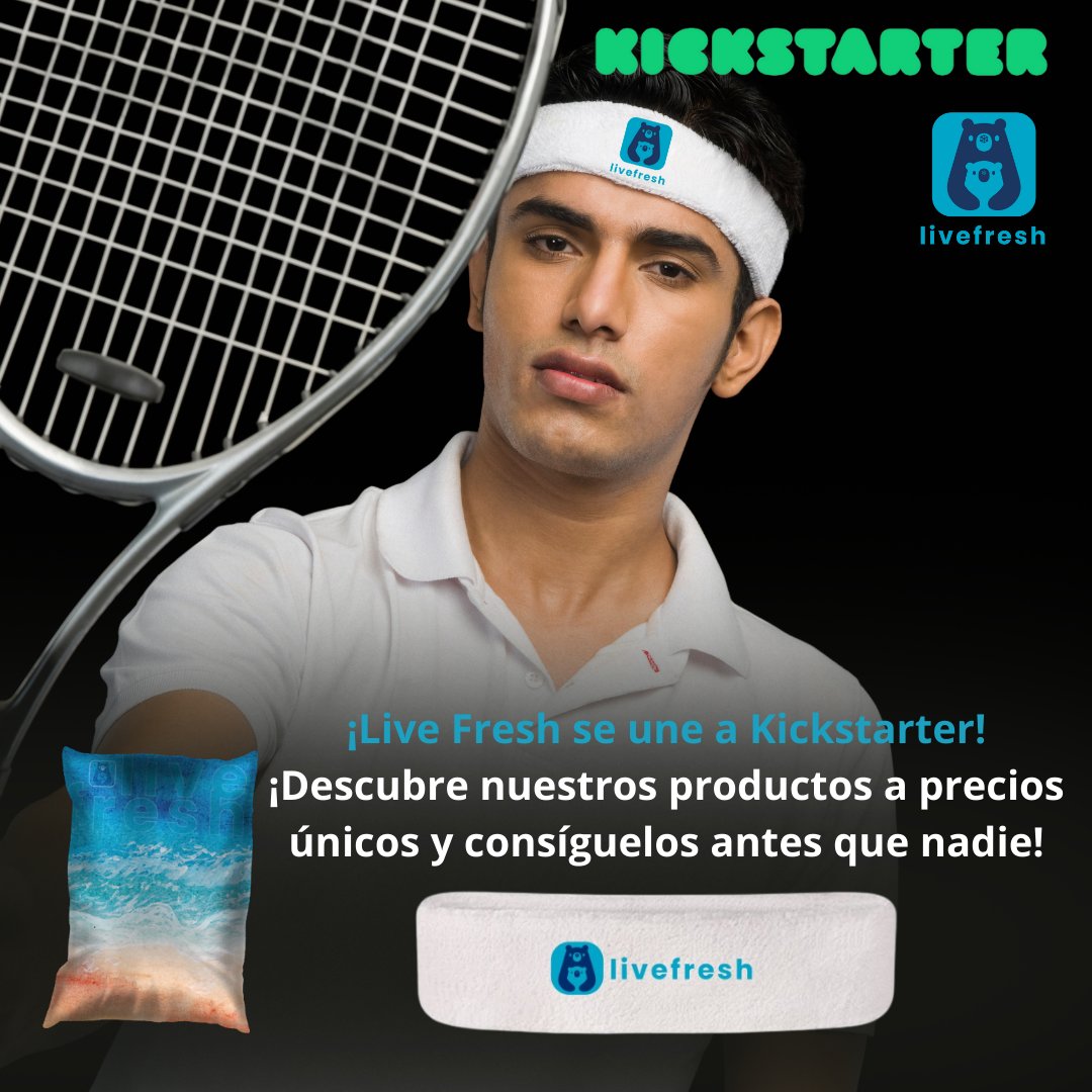 LiveFresh_'s tweet photo. 💯 Ya puedes ser parte de #LiveFresh con la compra de la Cinta de pelo refrigerada
Estamos en #Kickstarter ➡️ https://t.co/HmD6EuGKft
#salud #health #healthtech #deporte #biotecnología #deportivo #sostenibles #biotech https://t.co/5TAO1kB63v