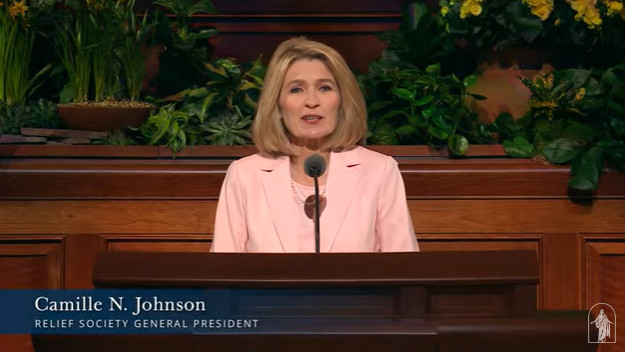 #PresCamilleJohnson now speaking at #GeneralConference