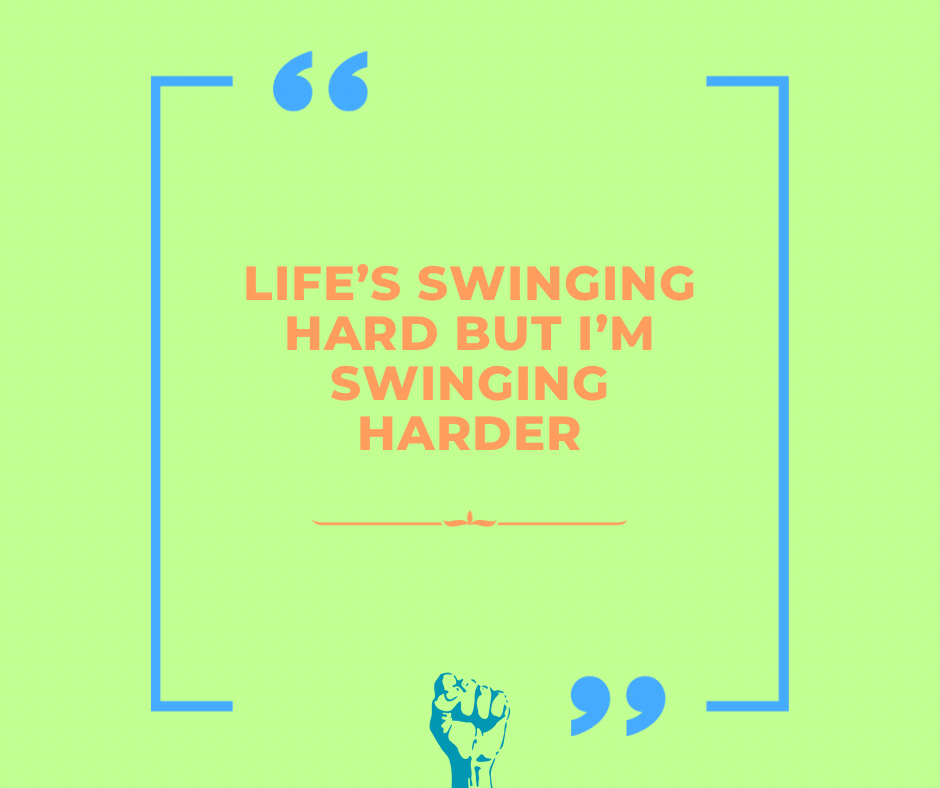 CancerCanuck's tweet photo. How do you live beyond cancer?
I’m not a fan of battle language, in general. Living or dying because of cancer isn’t a matter of having enough fight.
But if life’s going to swing at me, I’m going to swing back harder.
#ayacsm #youngcancer #yacancer #cancer #cancersurvivor https://t.co/IR7WwfifFs