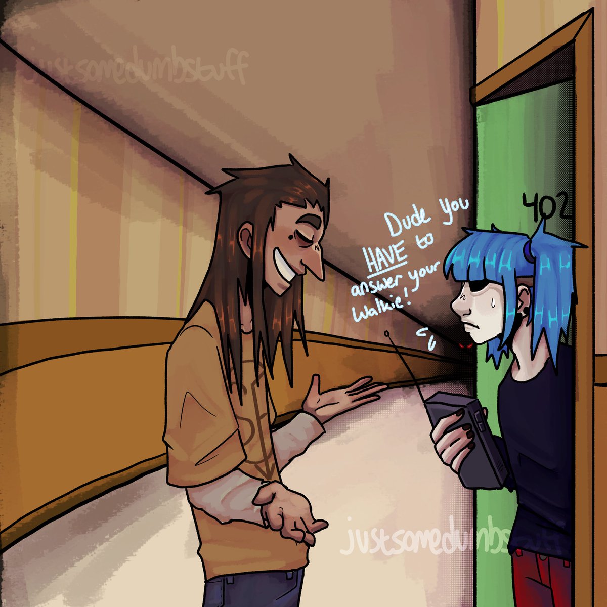 Communication dude!!! 
#SallyFace #sallyfacefanart #fanart