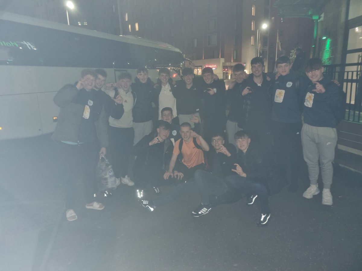 Great trip away for the lads to Belfast this weekend. Games didn’t go our way against a South Belfast League Select 2-1 and Glentoran FC Academy side 4-1 but loads of laughs and memories made. #monthedynamo