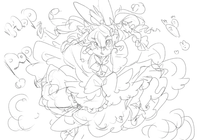 HOP POP🥕
無我夢中で描いた。 