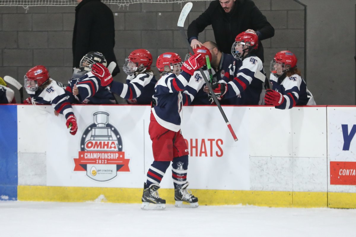 Teams are giving it their all in Semi Finals at the #OMHA Championships presented by <a href="/GetCracking/">Get Cracking</a>! Some of these players could be winning #RedHats later today!

Follow all of the action: omhachampionships.ca
