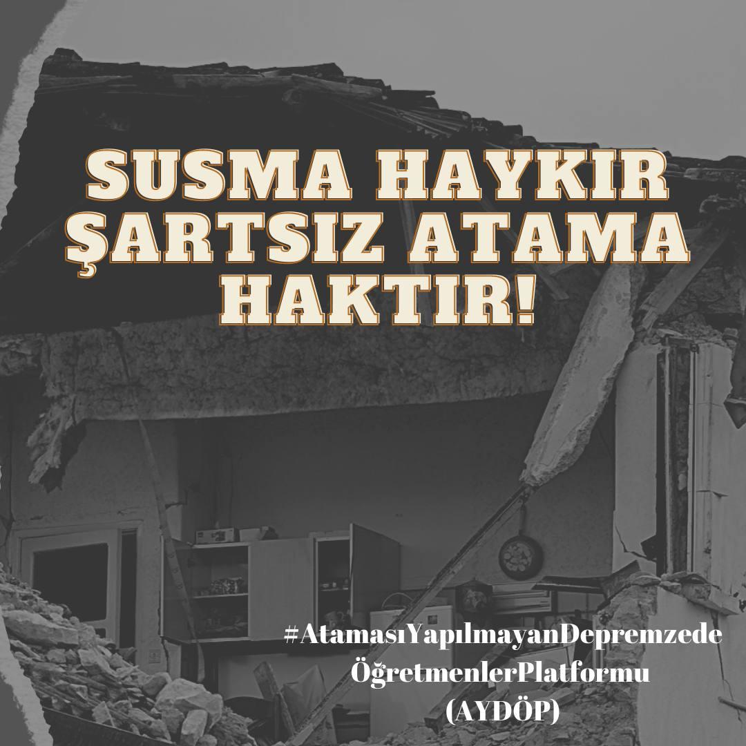 ozk_nihal_'s tweet photo. Neler daha ağırdır
Acılarımız mı ,
Anılarımız mı ?Depremzede öğretmene şartsız atama.
@RTErdogan @tcmeb @TC_icisleri @kilicdarogluk @meral_aksener @vekilince @T_Karamollaoglu @erkbas @alibabacan @ekrem_imamoglu @prof_mahmutozer @mansuryavas06 
#AfetzedeÖğretmeniŞartsızAta https://t.co/hlod7uZ819