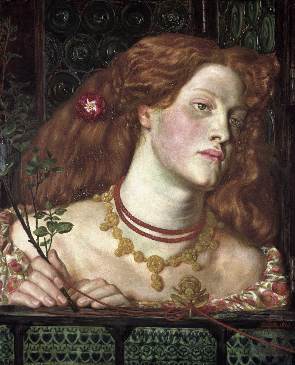 Fair Rosamund, 1861 #rossetti #englishart wikiart.org/en/dante-gabri…