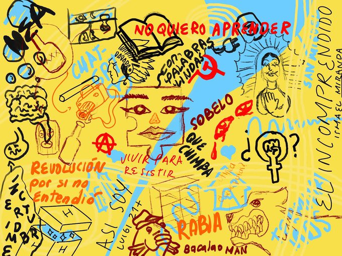 Hace poco me ayudaron a plasmar  como se ve vivir con autismo para un trabajo de la universidad, fue