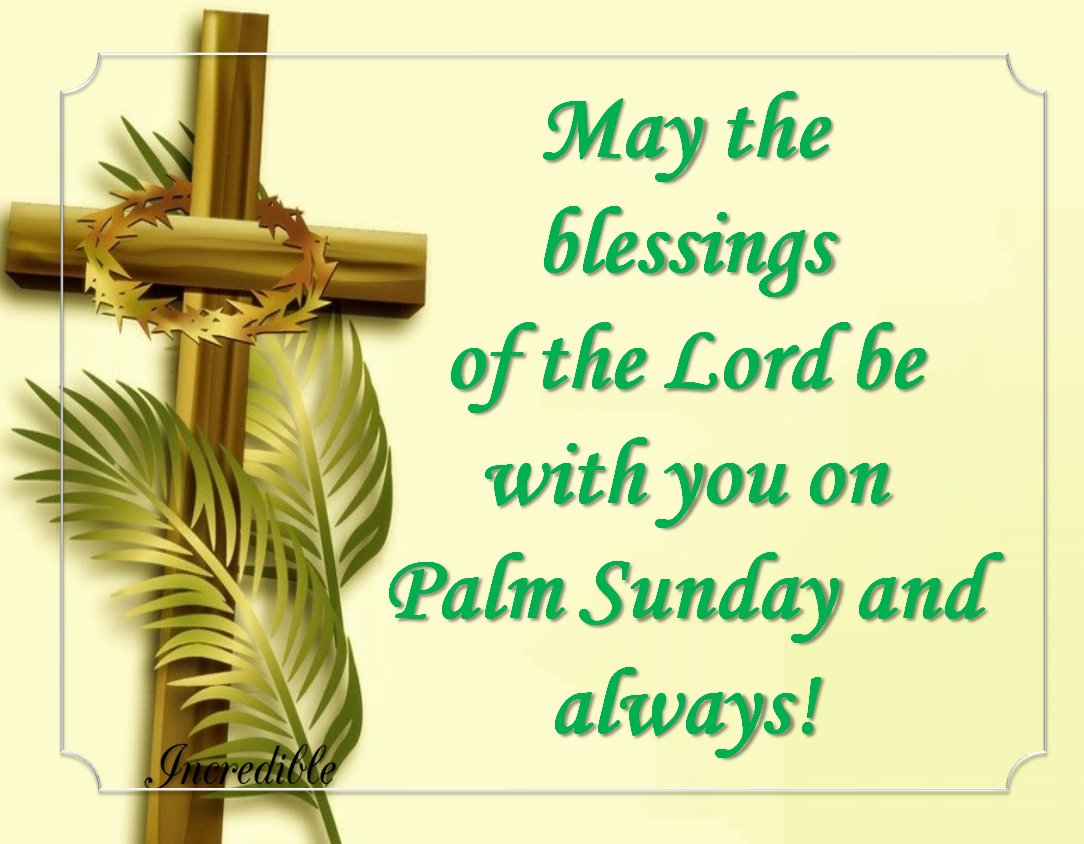 Wishing you all a blessed and Spirit filled #PalmSunday 

#PalmSunday2023