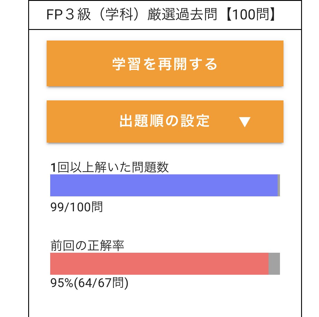p_z1234567's tweet photo. ( ᷄ᾥ ᷅ )グヌ……まだ弱いとこ発見
100にするじょ
寝落ちしながら解いてた🐼🌱でしたん
#FPなかーま
#FP2級
#合格同盟
#合格しか勝たん
#おーちゃん先生
#過去問道場
#つばさん
#surpassone https://t.co/aZiQZEsAjs