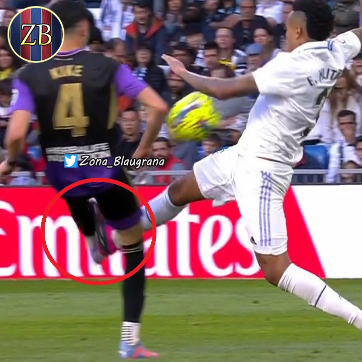 Zona_Blaugrana's tweet photo. El Real Madrid ha acabado el partido con 0 tarjetas, éstos son los mismos que luego hacen campañas difamatorias contra Gavi, cuando vemos en cada partido la impunidad vergonzosa de los madridistas. https://t.co/YBepA5Llx5