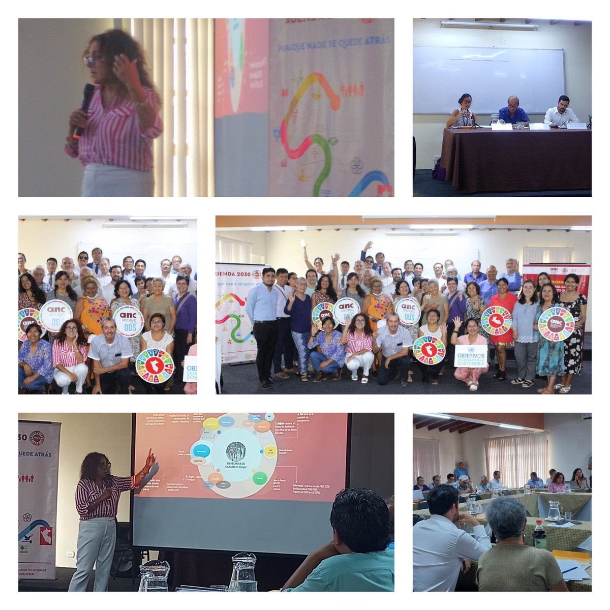 ochoaperu's tweet photo. Perú: National Workshop on #SDG2030 in the process to #ShadowReport of Civil Society. Our #HabitatGroup presented #SDG11 analysis, focusing on #Right2theCity in middle of huge crisis.@MaimunahSharif @assiagoj @harbeenarora @UCLG_Saiz @ONGCesal @urbancampaign @CitiesAlliance @UN https://t.co/U4bxiHhFTy