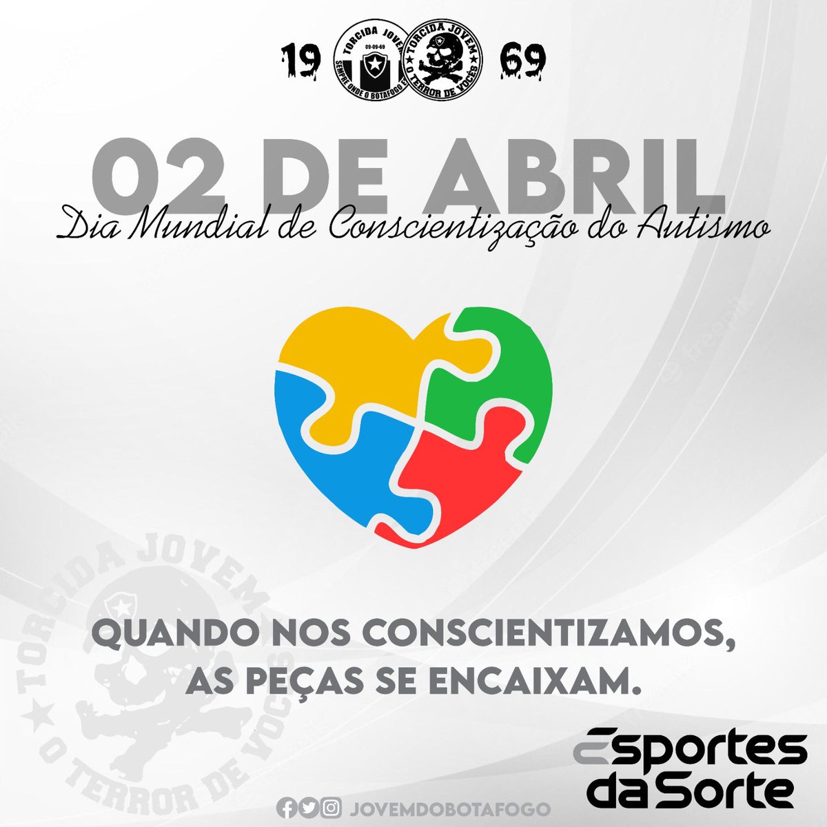 A TJB reforça a corrente por inclusão e respeito! 

Dia Internacional da Conscientização do Autismo

A Mais Tradicional!